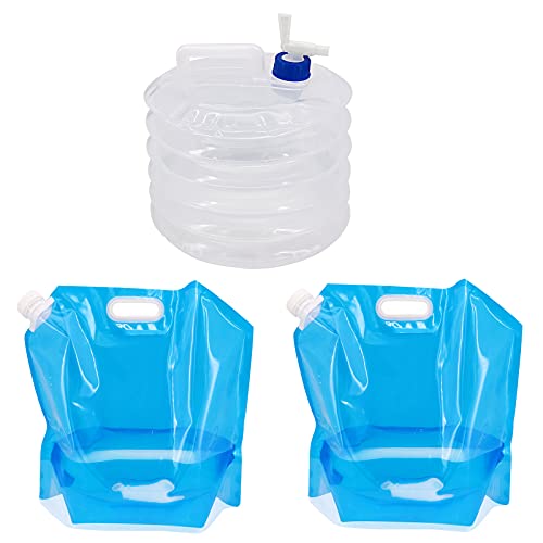 Zusammenklappbarer Wasserbehälter, BPA-freie Camping-Wasserbehälter mit Wasserhahn Cover