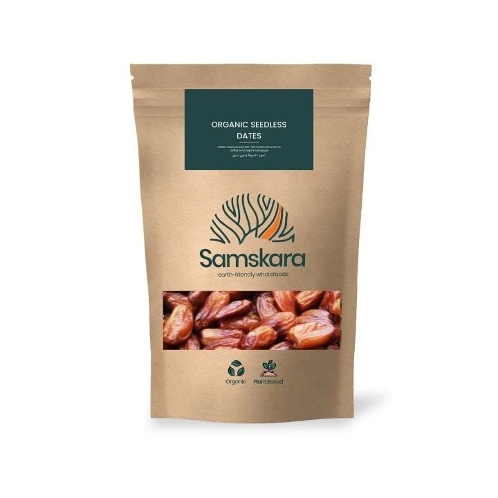 Samskara Datiles Deshuesados Ecológica | DEGLET NOUR BIO Clase A+ productor certificado Comercio Justo | sin pepitas | 100% Natural | Variedad Renovada 2022