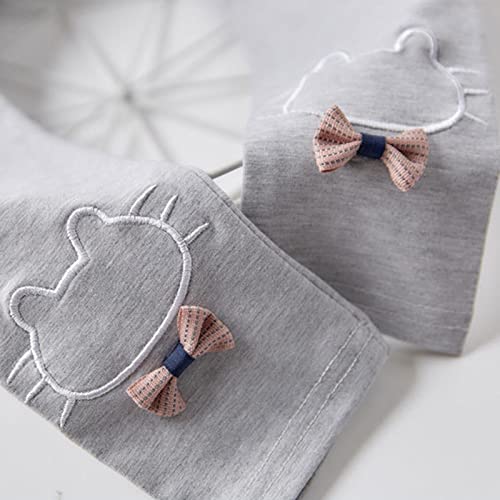 KAGAYD Toddler Baby Girls Cotton Prints Lined Warm Leggings Stretchy Pants Trousers Ninth Length Soild Color Pants3