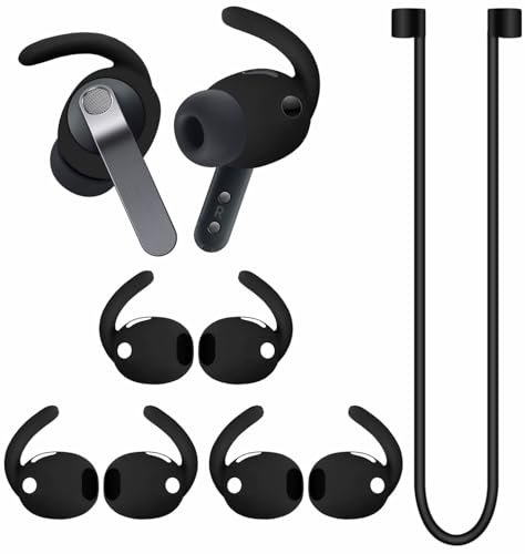 A-Focus Galaxy Buds 4 Pro�p ����~�߃L�b�g �����p�C���[�t�b�N �X�|�[�c�C���[�`�b�v �m���X���b�v�V���R���C���[�`�b�v�J�o�[ �W�F���E�B���O�l�ԍH�w�f�U�C���X�g���b�v Galaxy Buds 4 Pro SM-R640�p �u���b�N