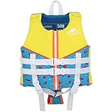 🏊TEJIDOS DE NEOPRENO PREMIUM: El chaleco flotador bebe para niños está hecho de neopreno de alta calidad y equipado con espumas de perlas, por lo que no necesita ser inflado y es fácil de usar.