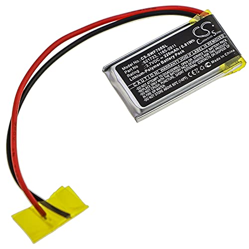 LEBEE Compatible with Battery Sony 1185-0911, 621733 WF-SB700 Charging Case, WF-SB700N Charging Case, WF-XB700 Charging Case, WF-XB700N Charging Case 220mAh