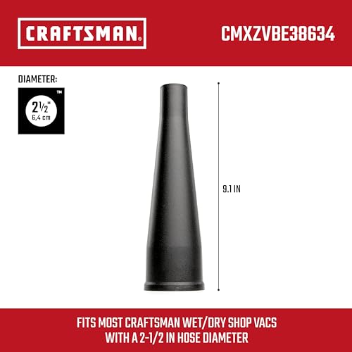 Image of CRAFTSMAN CMXZVBE38634 2-1 /2 in. Blower Nozzle Wet Dry Vac Attachment