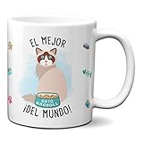 gato ragdoll venta chile  Planetacase Taza Gato el Mejor Ragdoll del Mundo - Regalo diseño Original Tazas Gatitos te café Desayuno Ceramica 330 mL