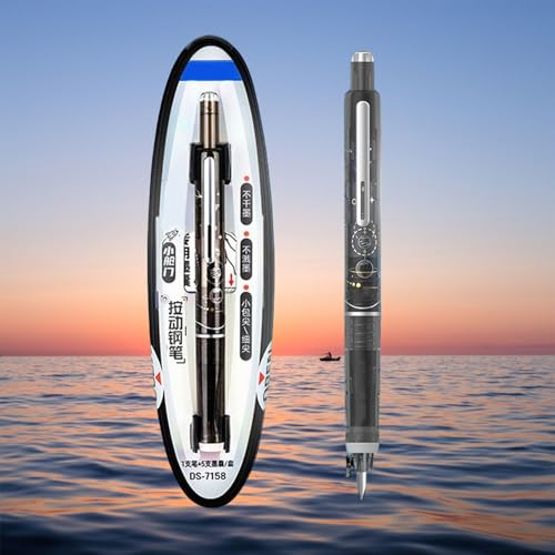 Stylo d'écriture extensible à plume rétractable et mécanisme automatique de précision - 5