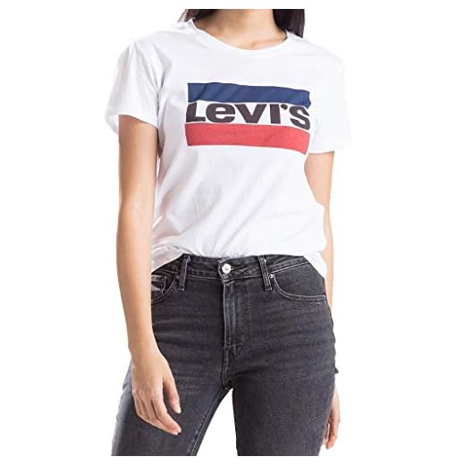 Levi's The Perfect Tee, Camiseta, Mujer, Blanco (White 297), M