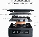 Mini PC Desktop Computer PC Windows 10 8GB RAM 256GB SSD Intel Celeron J4205 Support 2.4G/5G WiFi Gigabit Ethernet HDMI USB 3.0 BT4.0 Auto Power On - Image 2