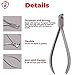 RDM Distal End Cutter Flush Cut Long Handle with Safety Hold German Tungsten Carbide (TC) Inserts Cutting Jaws Dental Orthodontic Instruments