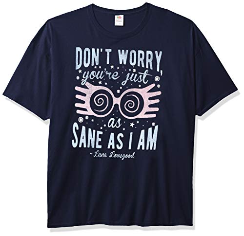 T-Shirt Harry Potter Luna Homme noir en coton premium
