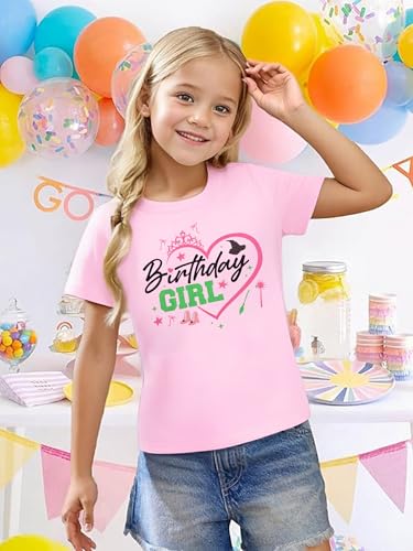 Image of Birthday Girl Shirt Magical Castle Tshirt Birthday Shirts for Kids Funny Birthday Party Gift Tees Cute Graphic Tops