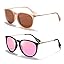 C-2pack-lotus Pink Frame Brown Lens+black Frame Pink Lens