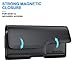 Stronden Holster for iPhone SE (2022, 2020), 8 - Leather Belt Case with Belt Clip [Magnetic Closure] Pouch w/Built in Card Holder (Fits Battery Case)