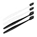 Produktbild HEALIFTY 4Pcs Home Zahnbürste Bambuskohle Zahnbürste mit Head Box (Schwarz und Weiß)