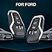Key Fob Cover Shell Fit for Ford F150 F250 F350 Mustange Fusion Explorer Edge Replacement for 5 Button Smart Key for Proximity Remote