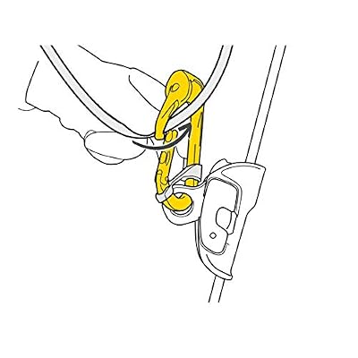 Petzl ROLLCLIP A Pulley Carabiner - Triact-Lock (Gate Side Opening)