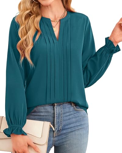 ブルレアbluelea Jacquard blouse / FREE SIZE ブルレアbluelea Jacquard blouse / FREE SIZE Blue - Jacquard