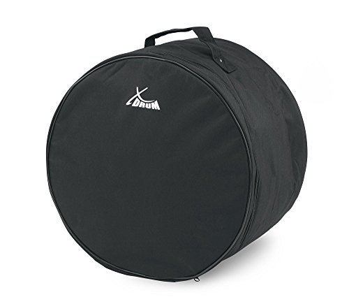 XDrum Classic Drumbag, Schlagzeugtasche für Tom Größe 13x11 (Durchmesser: 13, Tiefe: 11, wasserabweisend, Innenpolsterung, stabiler Tragegriff) Schwarz