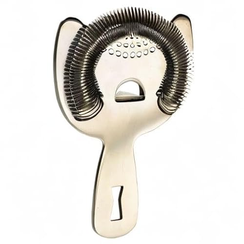 Barfly Heavy Duty Spring Bar Strainer, Stainless Steel