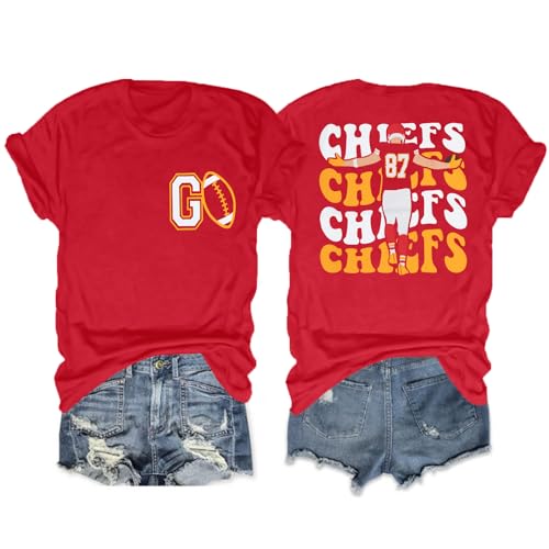 Women's Football Team T-Shirts - Vintage & Casual Short Sleeve Tees for Fans