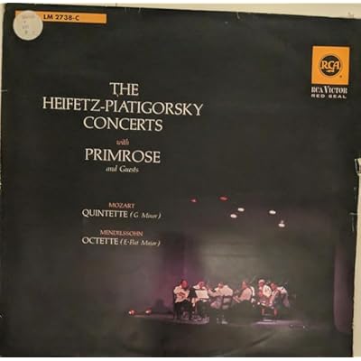 The Heifetz-Piatigorsky Concerts with Primrose and Guests-LP