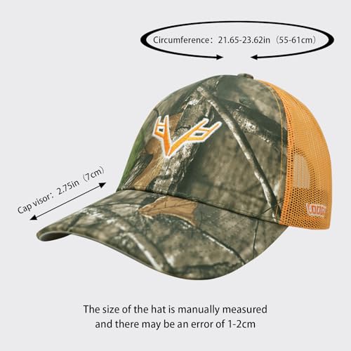 Image of LOOGU Fishing Hat Mesh Back for Men Women Adjustable Baseball Trucker Cap Snapback Hats