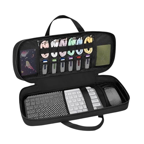 Bolsa para teclado a prueba de golpes y funda de transporte para periféricos de PC