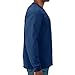 Jerzees Men's Dri-Power Cotton Blend Long Sleeve Tees, Moisture Wicking, Odor Protection, UPF 30+, Sizes S-3X, Navy, Medium