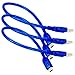 Price comparison product image AZDelivery 3 x Mini USB cable compatible with Arduino Nano V3 including E-Book!