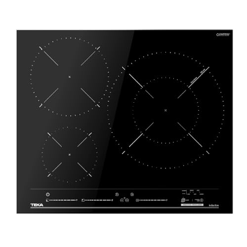 TEKA Placa de Inducción 60 cm, Zona Paellera XL 32 cm, 3 Fuegos, Touch Control Multislider,...