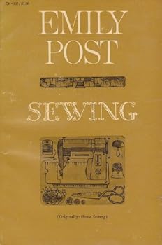 Paperback Emilly Post Sewing Book