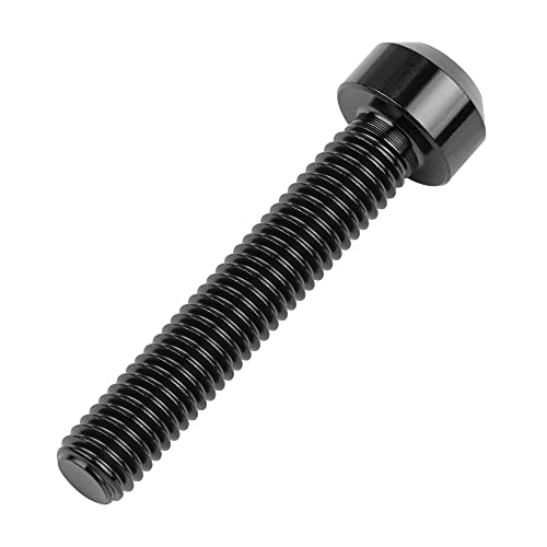 Image of Titanium Torx Square Head M6 x 10 15 20 25 30 35 40 45 50 60 65 70 80mm Screw Pack of 5 (Black, M6x35mm)