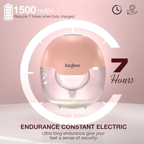 Image of Double Wearable Electric Breast Pump For Mothers | Portable Breast Pump Electrical Machine with 3 Modes and 15 Suction Levels, Rechargeable with large 1500 mah battery & LED Display | Hands-Free Automatic Breast Milk Pump with Lactation Mode, Massage Mode, BPA-Free Materials & Premium Carry Case