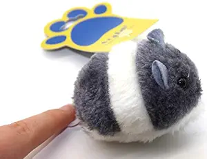 A+a Pets Vibrating Running Mouse Toy (Multiple Colors) (Black/White), Black/White, Small, 50 g