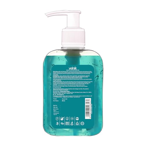 Image of Shower Gel With Refreshing Mint Gentle Cleansing Hydrates Refreshment Skin Body Wash for Women & Men with Skin Conditioners for Radiant Glow & Moisturised - 250ml - Pack Of 3