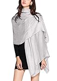 ❤Amplia aplicación: Larga ropa de abrigo de lino Bufanda Bufandas Mantón, Lino Primavera Verano Gran pañuelo de cuello para bodas Vestidos de noche de Bridemaids nupciales Fiesta y fiesta en la playa. Sé la campana de la pelota con esta hermosa envoltura. Siendo un Cover-Ups & Sarongs en piscina y playa.