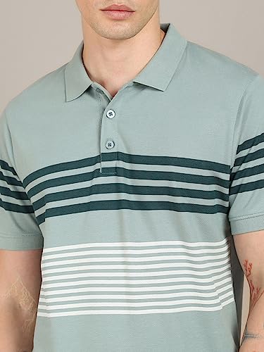 Image of Dennis Lingo Men Cotton Slim Fit Polo Half Sleeve T-Shirt