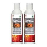 Crystal Clear Fire Glass Cream Cleaner Cleans & Restores...