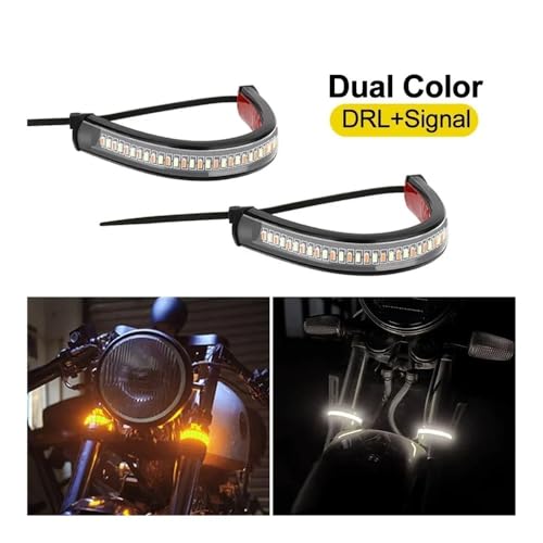 Feu arrière clignotant moto LED et éclairage de plaque immatriculation - 2