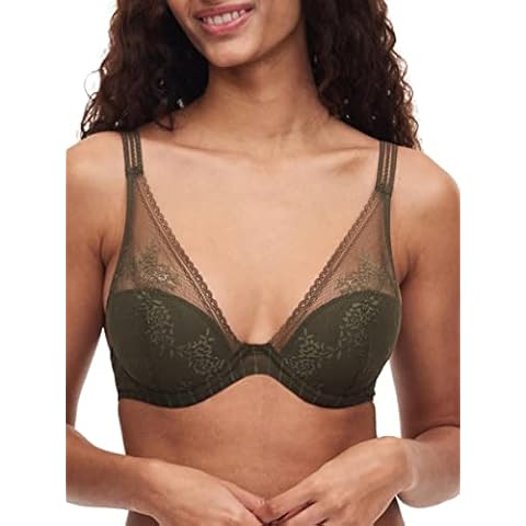 Passionata Maddie Plunge T-Shirt Bra Khaki Green 36D Cover