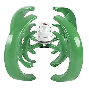 Adium Wind Power Generator Green LanternShaped 4 Blades Turbine with Controller 1200W (24V)