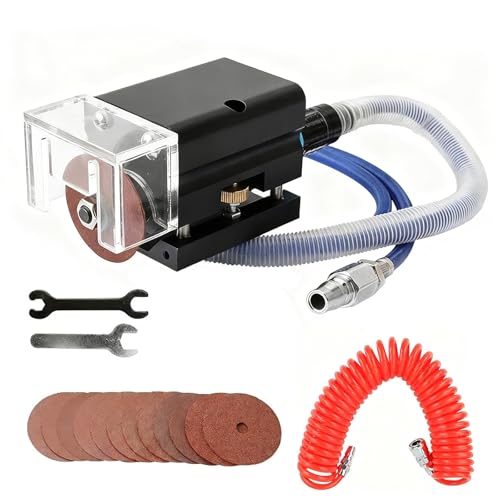 Rectificadora neumática de ranura de 30.000 rpm con manguera de aire de 4 pies y rueda de corte de 50 mm para carpintería de metal de precisión