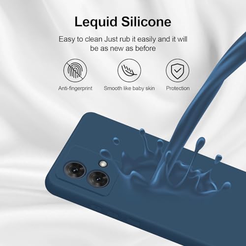 GiiYoon Case Compatible with Motorola Moto G84, Silky-Soft Touch Full-Body Protective Phone Silicone Case - Image 4