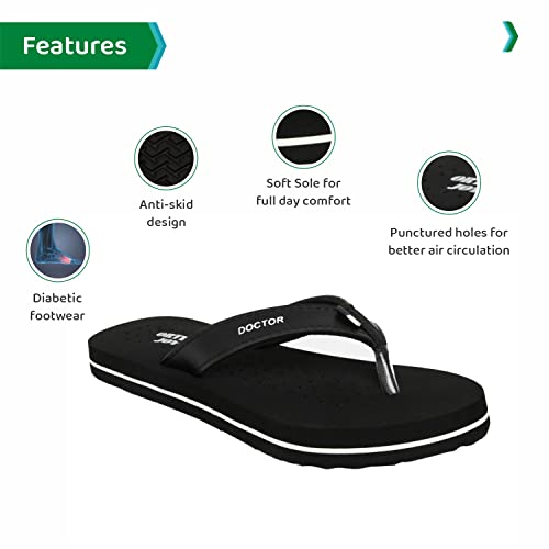 Image of ORTHO JOY Extra soft women's orthopaedic comfort fit slippers for women's daily use