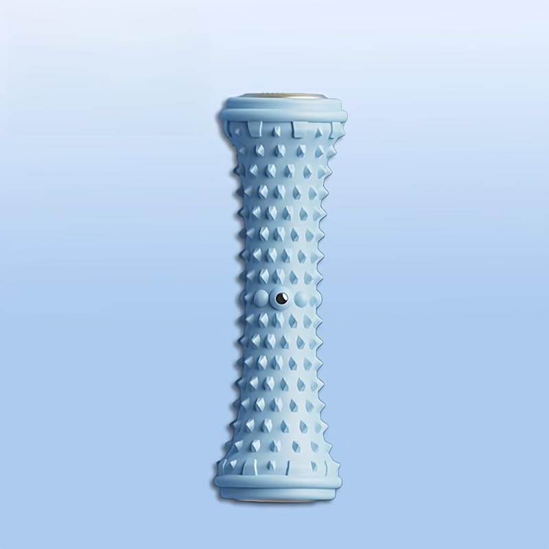 4-Color Rodillo Vibratorio para Masaje de Pies - Masajeador Profundo de Tejidos de Silicona para Fascitis Plantar, Alivio del Dolor y Circulación (Verde)