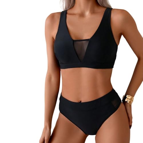 Rand Vêtement Pole Dance pour femme, haut de sport avec transparence, short taille haute, vêtements sexy de sport pour Pole Sport, Pole Exotic, Noir (dos nu), S