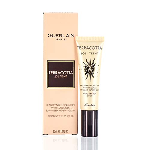 Guerlain Terracotta Joli Teint Beautifying Foundation with Sunscreen, Medium, 1 Ounce