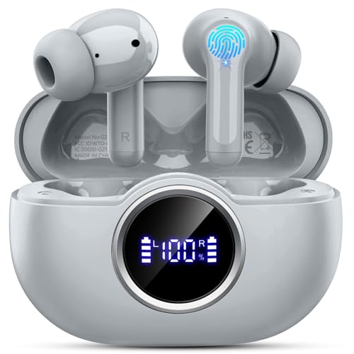 Ordtop Auriculares Bluetooth, auriculares inalámbricos...