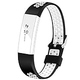 Adepoy Fitbit Alta Bands and Alta HR Bands, Newest Adjustable Replacement Wristband with Secure Metal Clasp for Fitbit Alta HR and Fitbit Alta