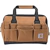 Carhartt Onsite Tool Bag, Durable Water-Resistant, Tool Storage Bag, Heavywight, 14-Inch, Carhartt Brown