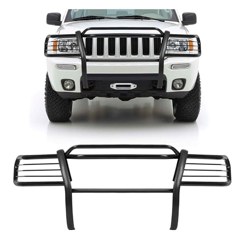KUAFU Grille Guard for 1999-2004 Jeep Grand Cherokee Black